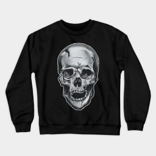 Down Skull Crewneck Sweatshirt